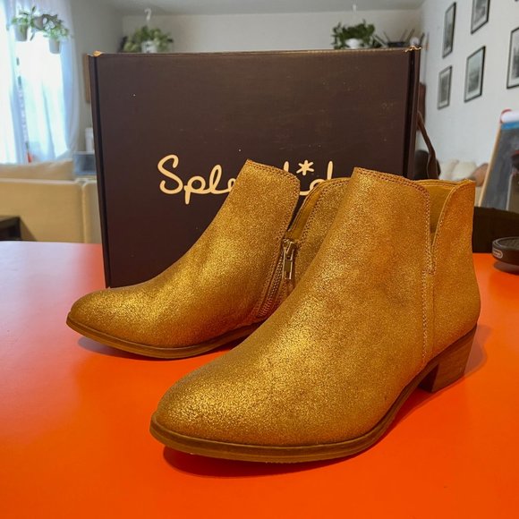 SPLENDID Hamptyn Bootie in Champagne size 7.5 - Picture 7 of 8